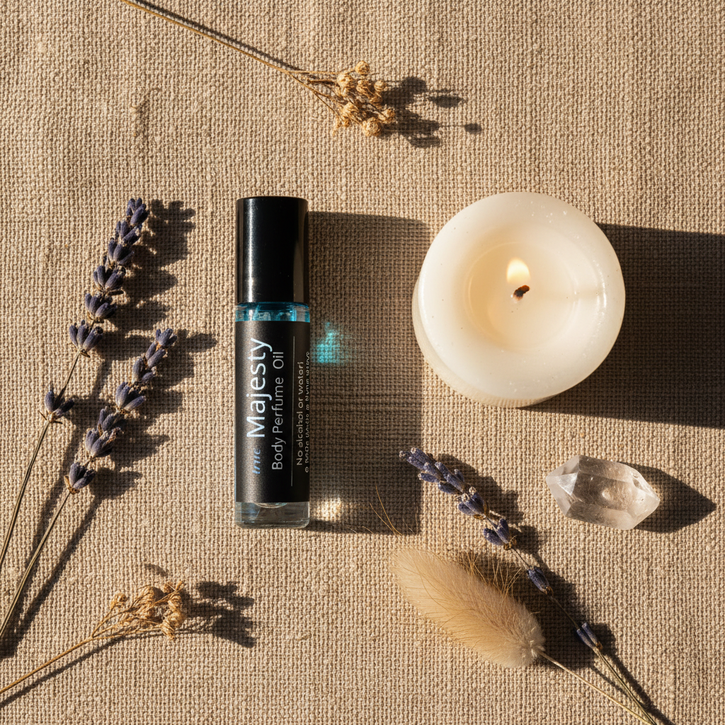 True Majesty Roll-On Flat Lay