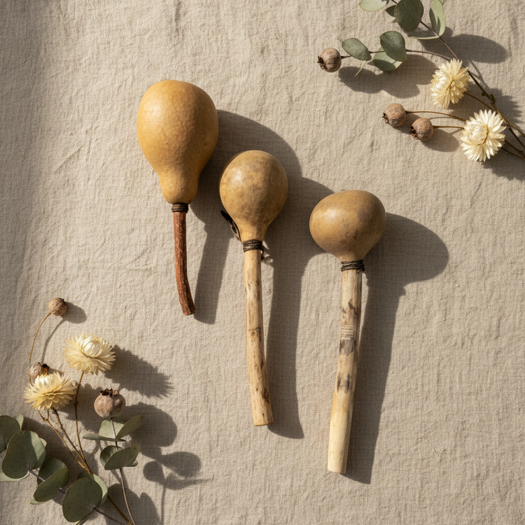 Rattles & Bells - Minimal Flat Lay