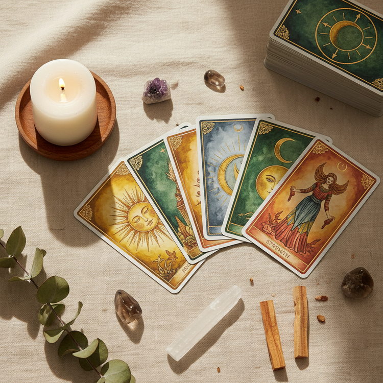 Tarot Decks - Flat Lay