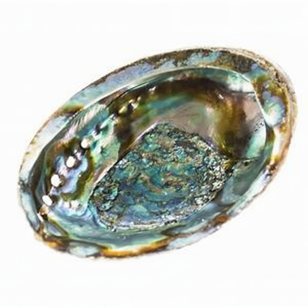 Natural iridescent 4-inch abalone shell