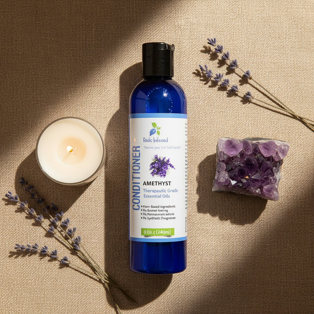 Amethyst Conditioner Flat Lay