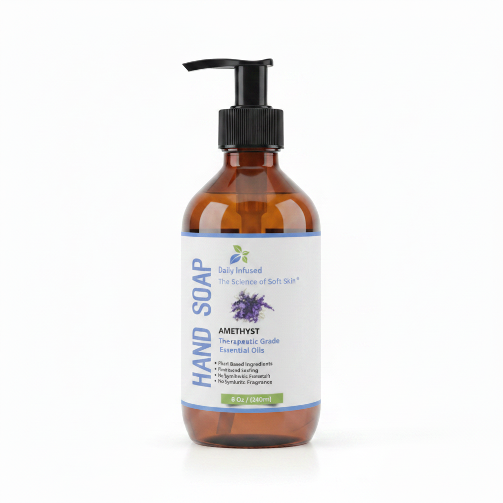 Amethyst Hand Soap White Background
