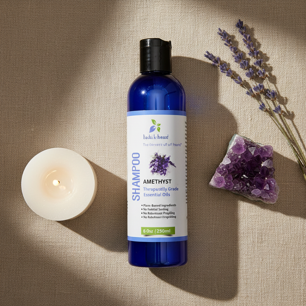 Amethyst Shampoo Flat Lay