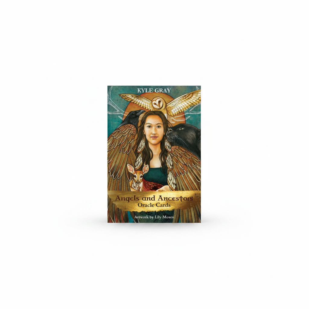 Angels and Ancestors Oracle Deck shown in its retail box