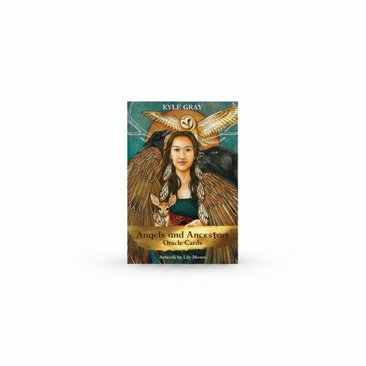 Angels and Ancestors Oracle Deck shown in its retail box