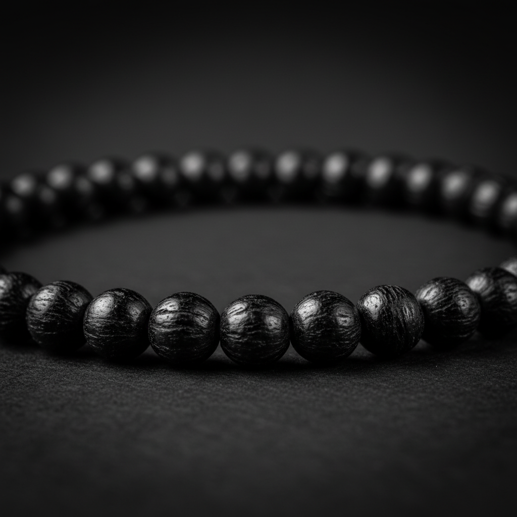 Black Tourmaline 4mm Texture