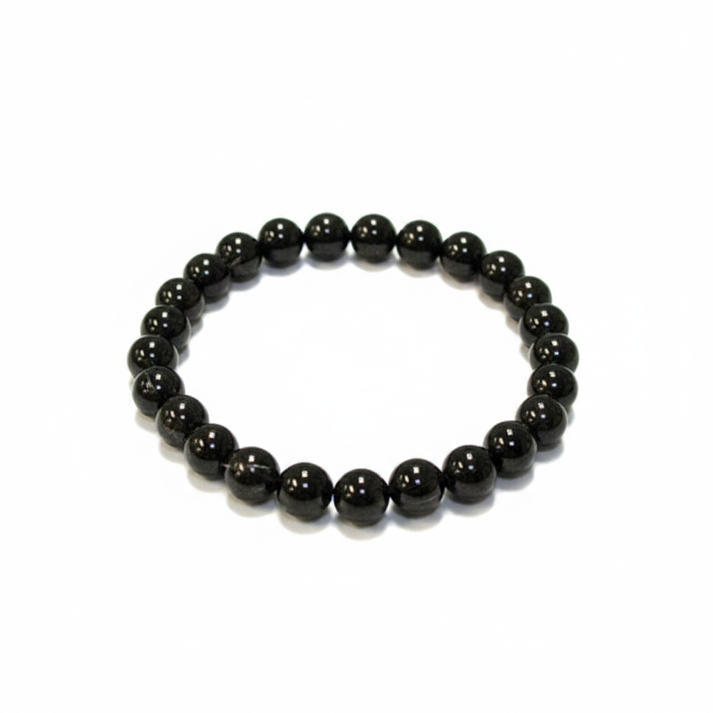 Black Tourmaline White Background