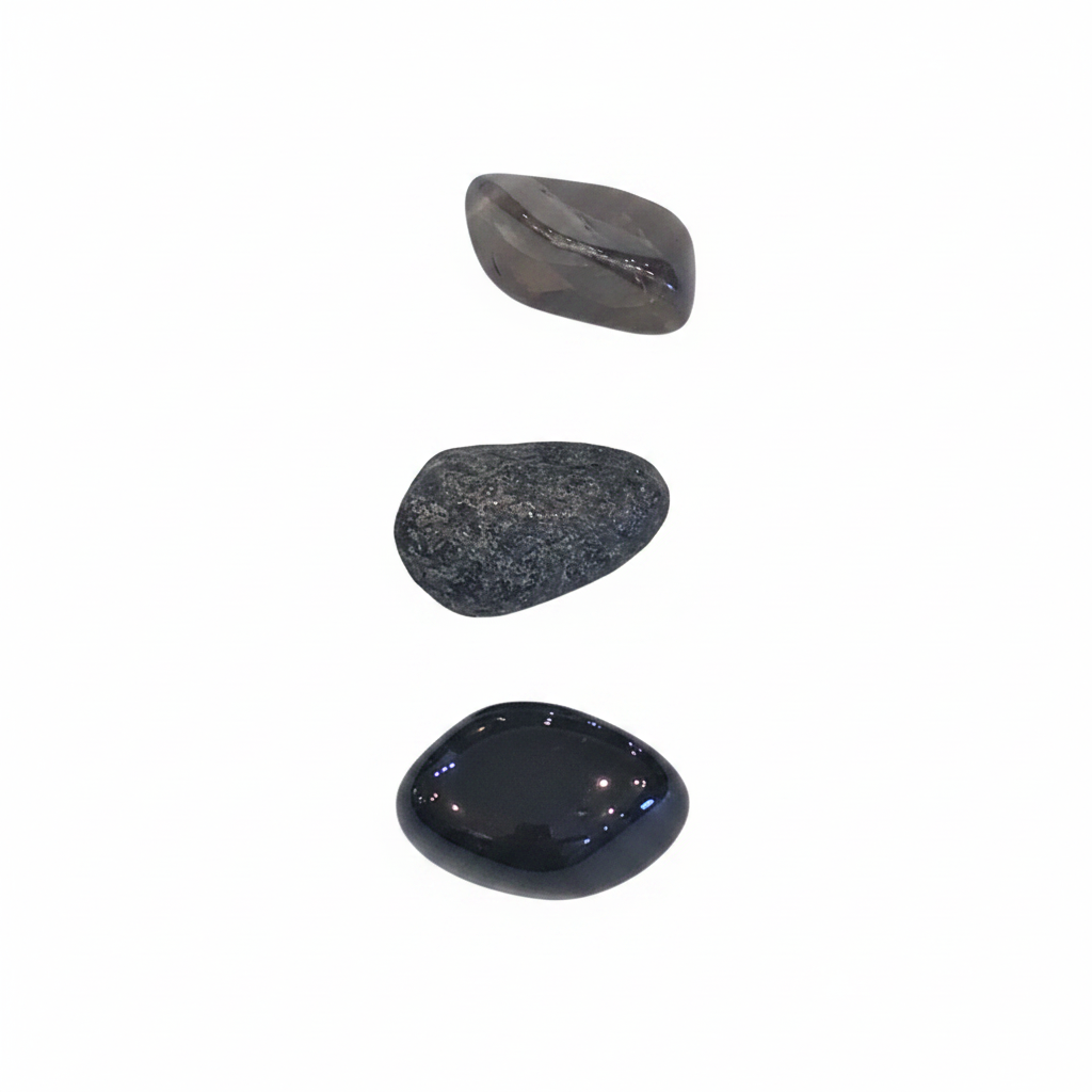Crystal Bundle for Protection Against Negative Energy shown clearly on a clean white background, highlighting its color, shape, and natural variation.