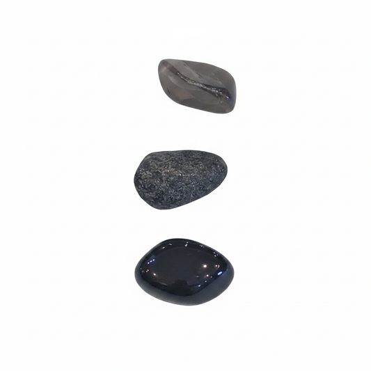 Crystal Bundle for Protection Against Negative Energy shown clearly on a clean white background, highlighting its color, shape, and natural variation.
