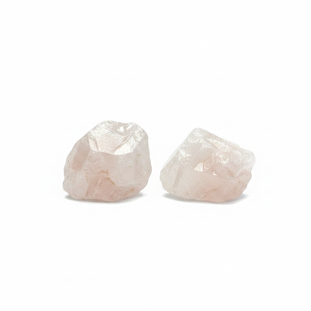 Danburite Rough natural crystal shown on a clean light background