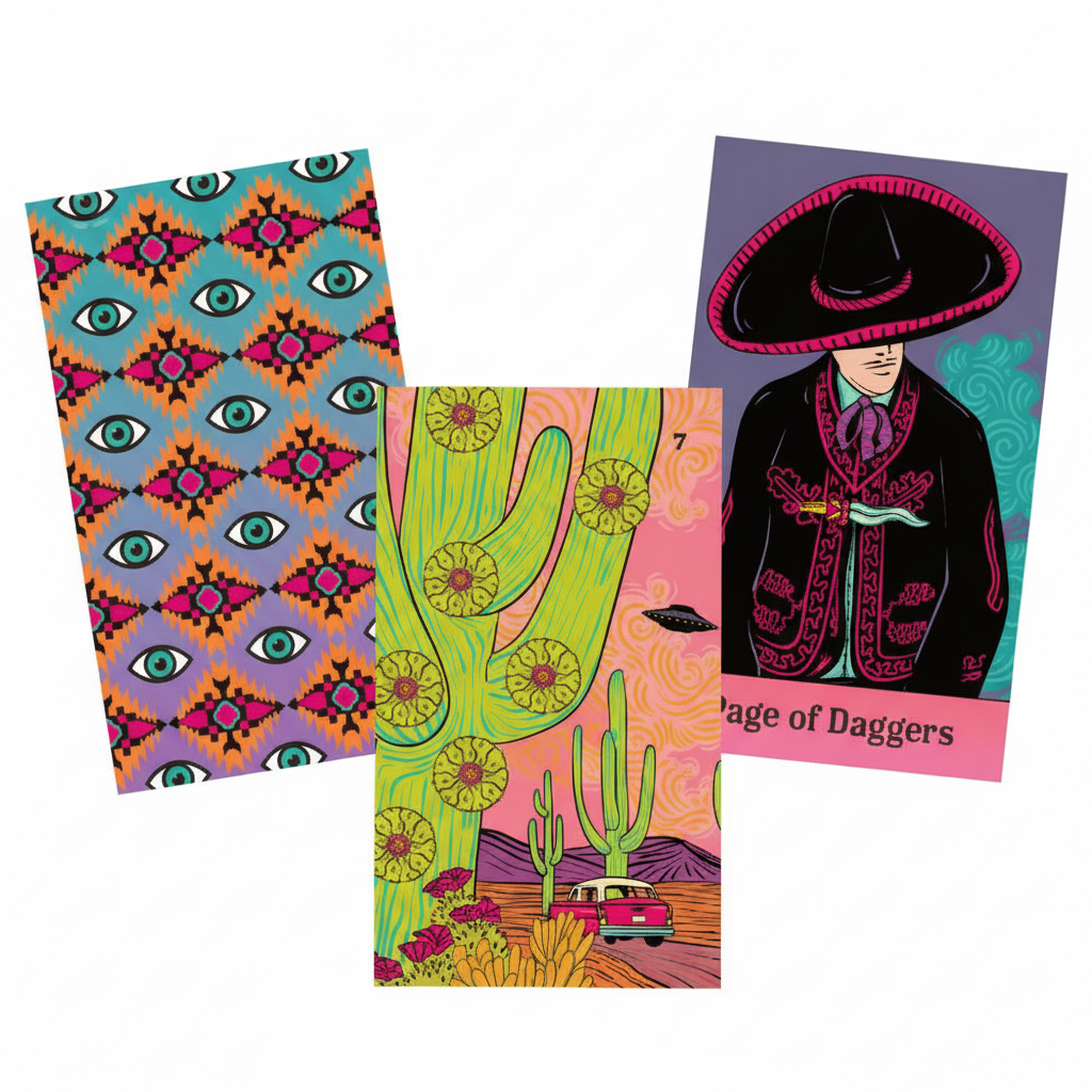 Desert Illuminations Tarot Collage card or artwork from Desert Illuminations Tarot