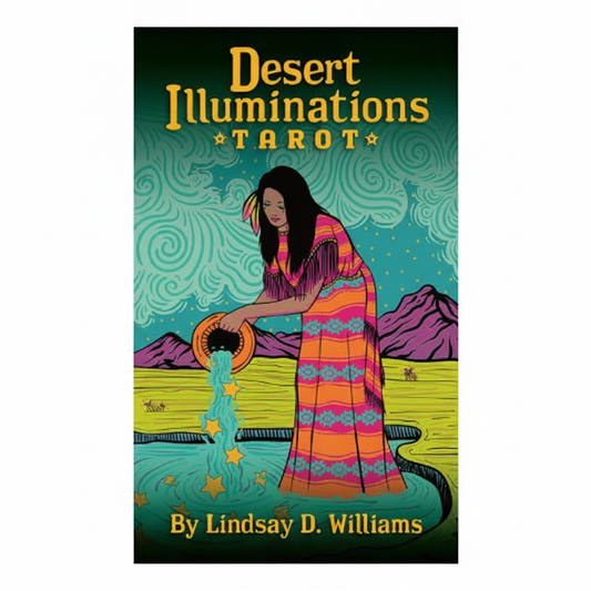 Desert Illuminations Tarot shown in its retail box