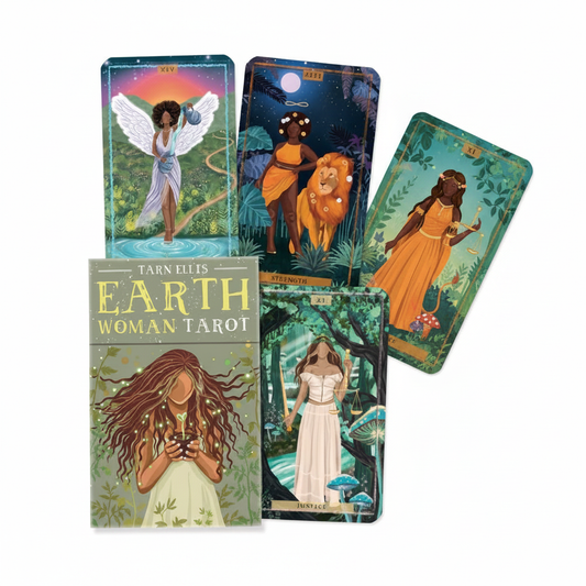 Earth Woman Tarot Deck shown in its retail box