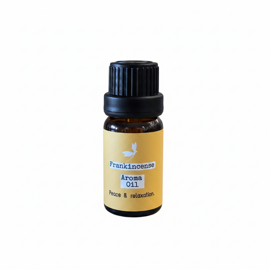 Prana Blessings Frankincense Aroma Oil 10 mL bottle on a white background