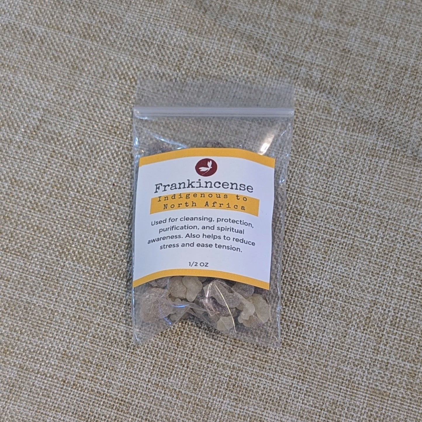Prana Blessings Frankincense resin retail packaging