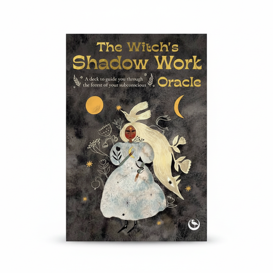 The Witch's Shadow Work Oracle Deck shown in its retail box