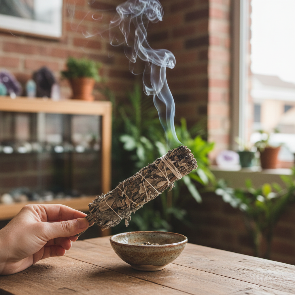 Lifestyle – Black Sage Mugwort burning