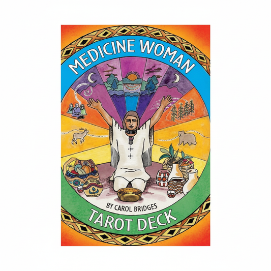 Medicine Woman Tarot Deck shown in its retail box