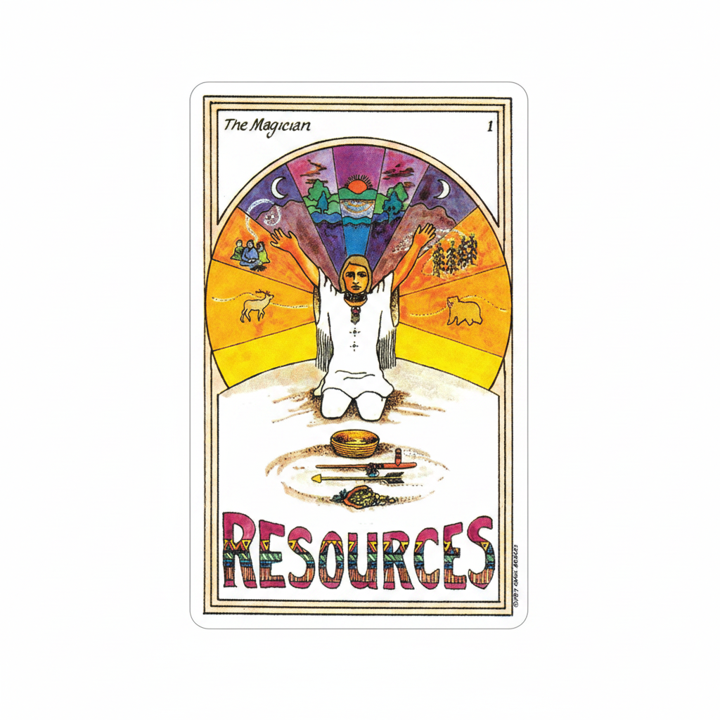 Medicine Woman Tarot Resources card or artwork from Medicine Woman Tarot Deck