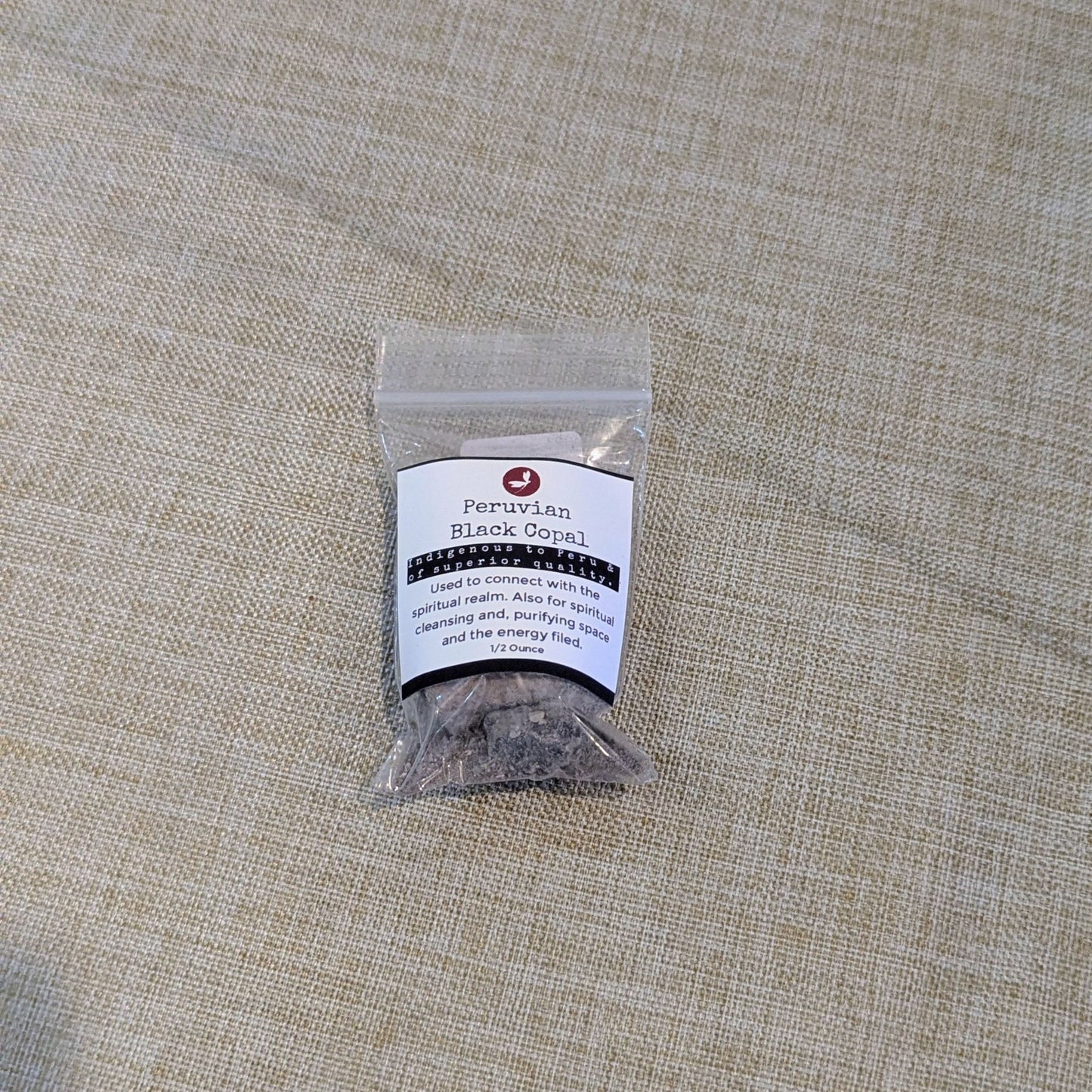 Prana Blessings Peruvian Black Copal resin retail packaging