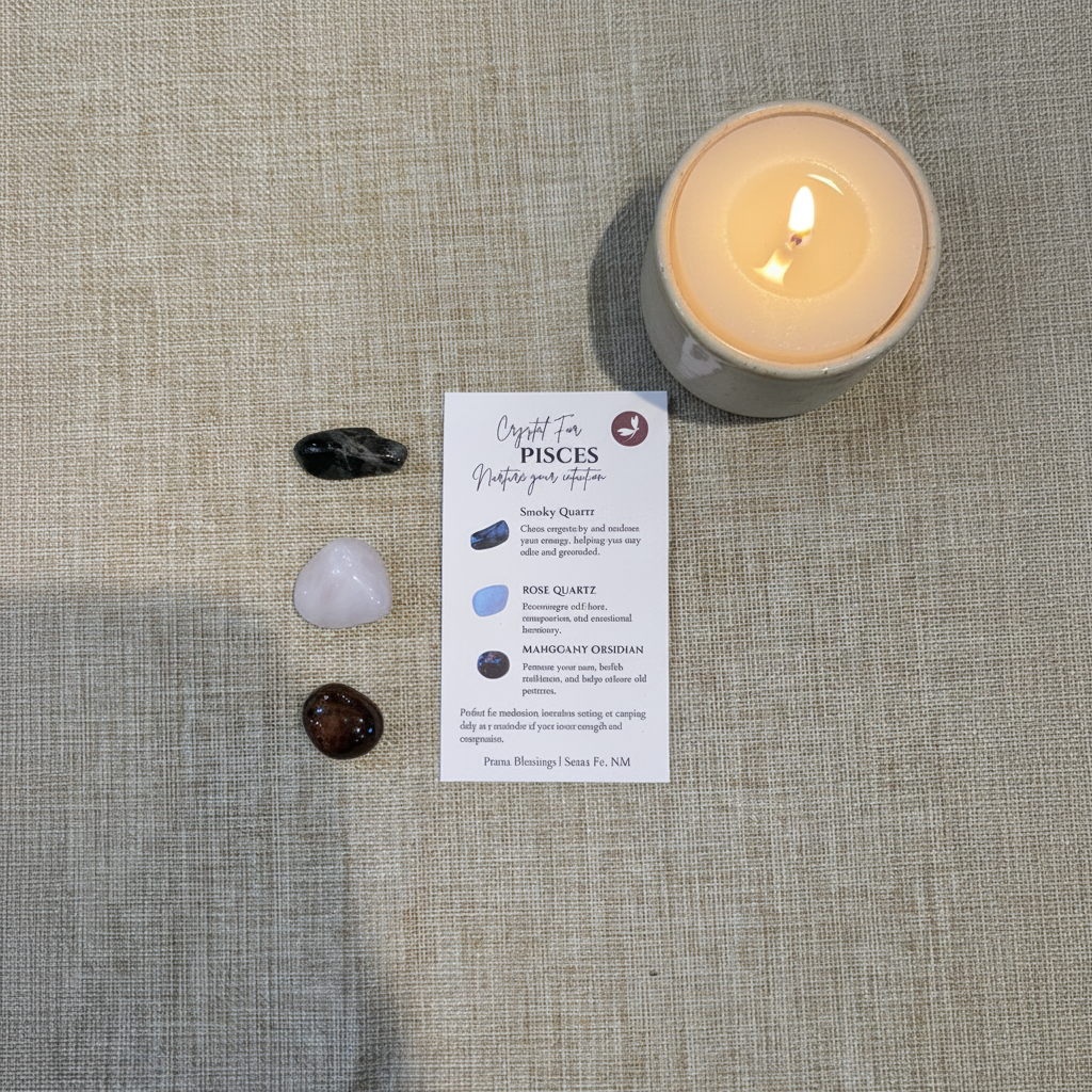 Pisces Zodiac Set – Flat Lay