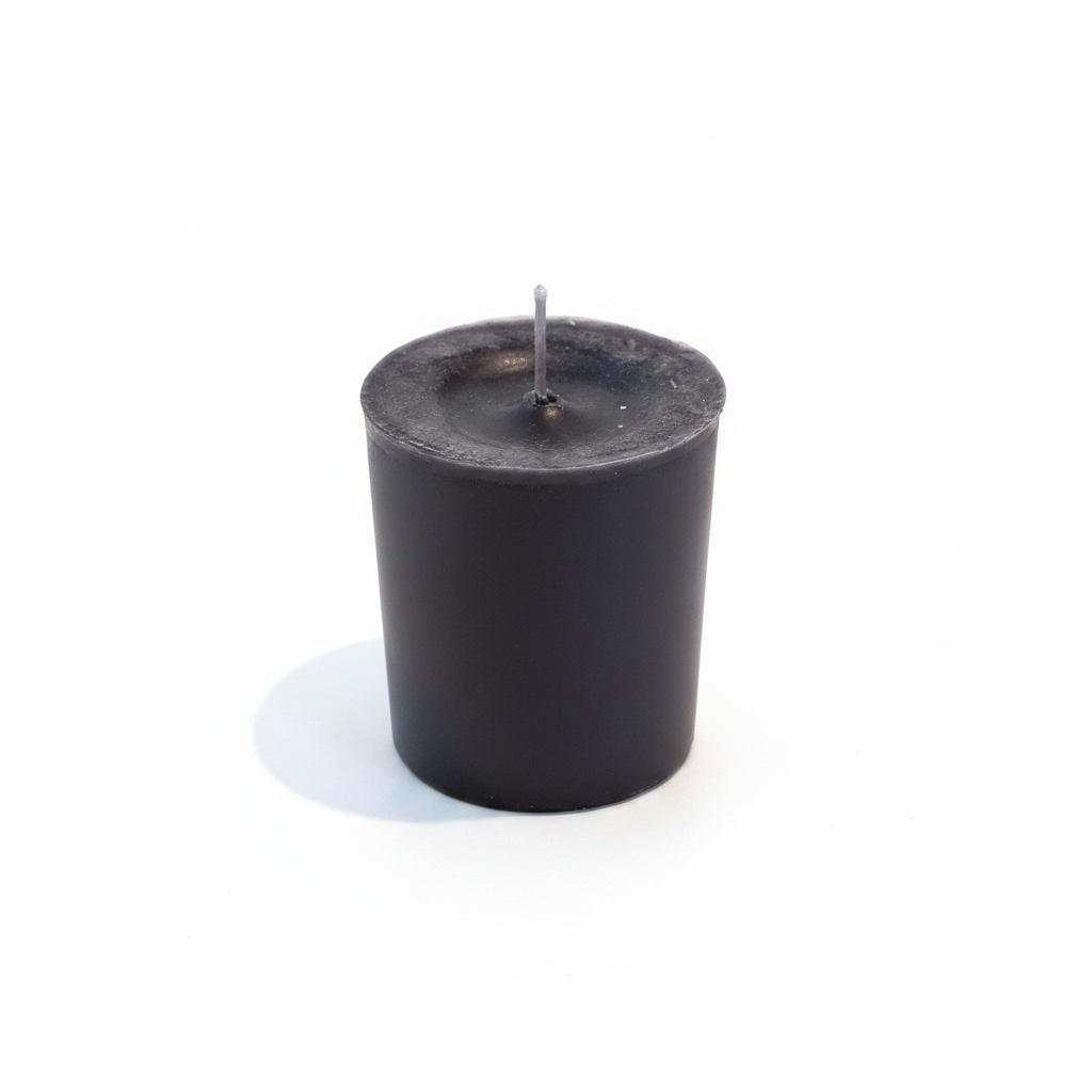 Protection Votive Candle with natural soy wax on a white background