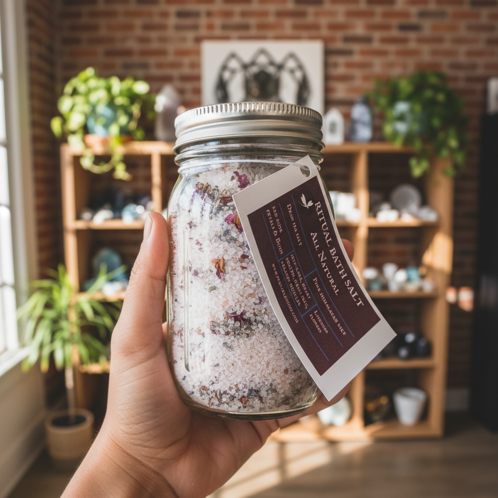 Ritual Bath Salt In-Hand