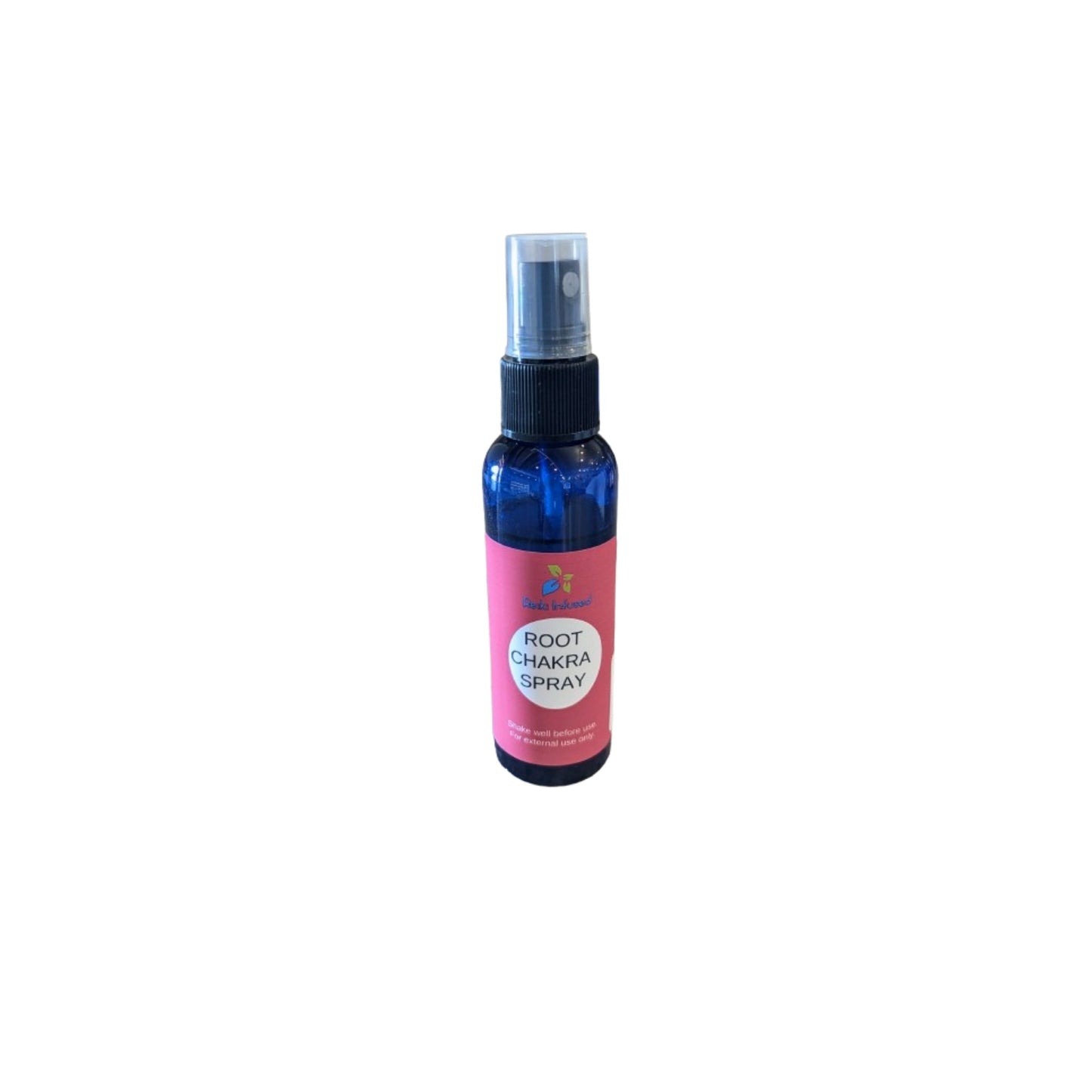 Root Chakra Spray product packaging on a clean white background