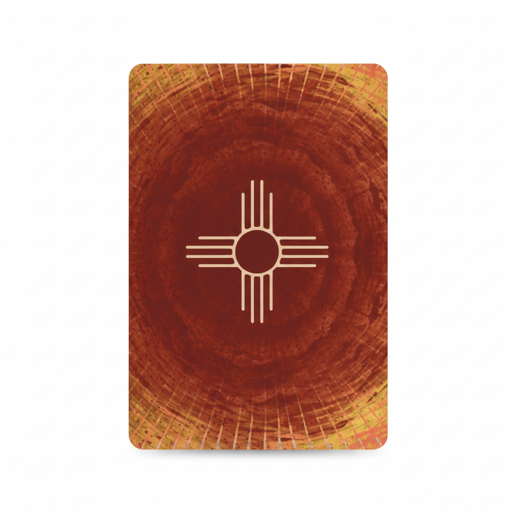 Shamanic Medicine Oracle Card Back card or artwork from Shamanic Medicine Oracle Cards