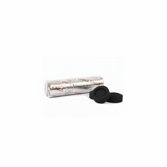 Three Kings 33 mm quick-light incense charcoal, 10-pack