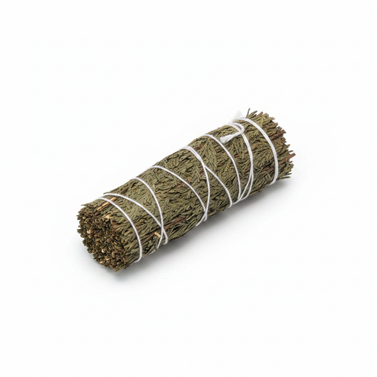 California Incense Cedar botanical bundle on a white background