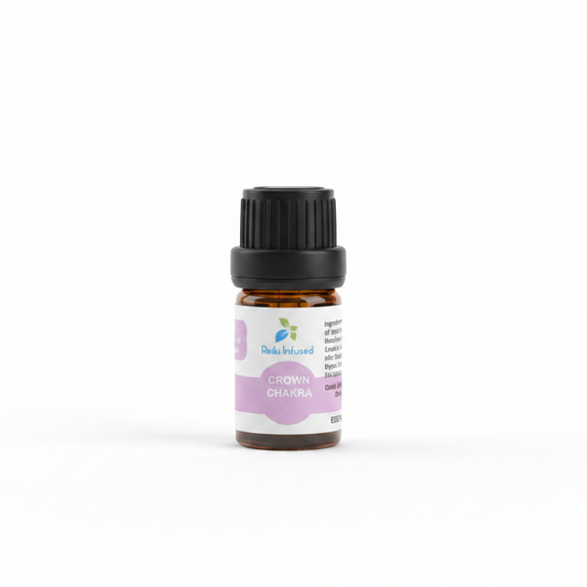 Crown Chakra Oil product packaging on a clean white background