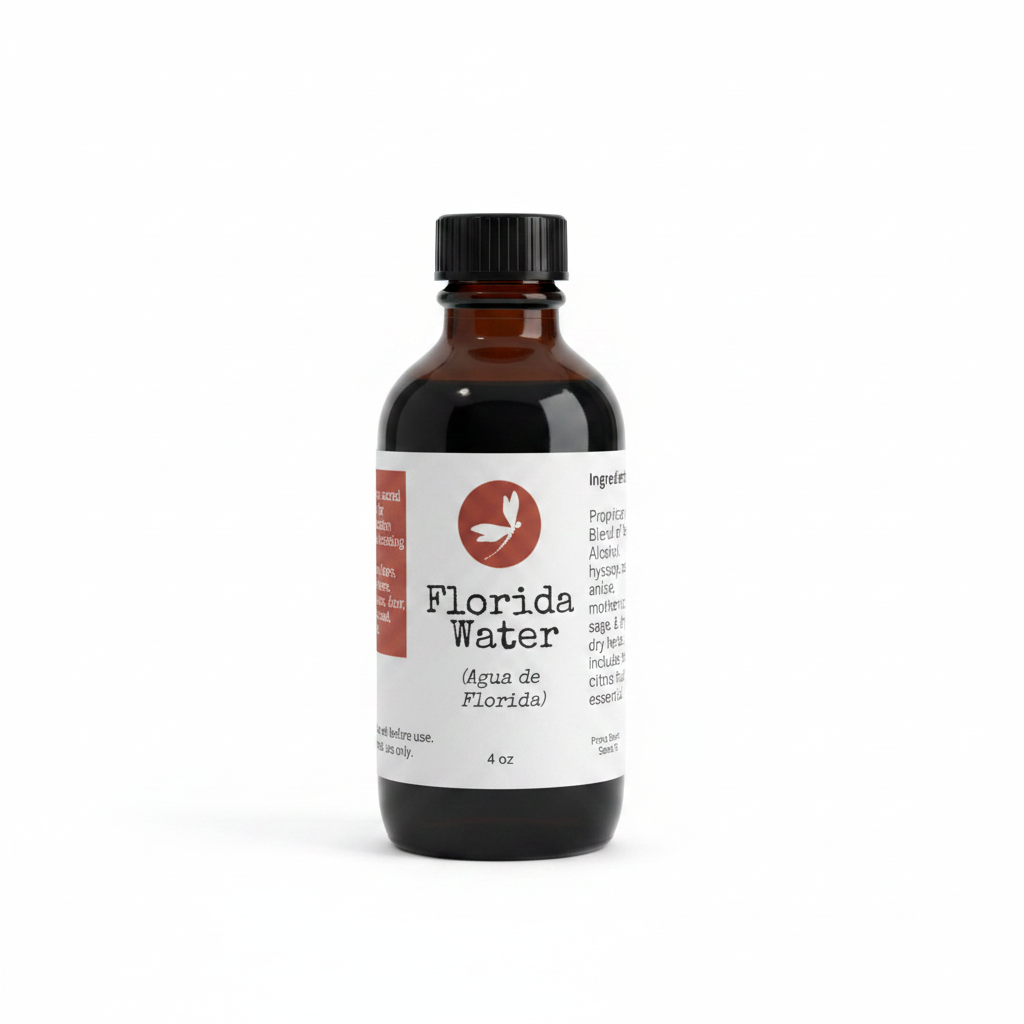 Florida Water 4 oz product packaging on a clean white background