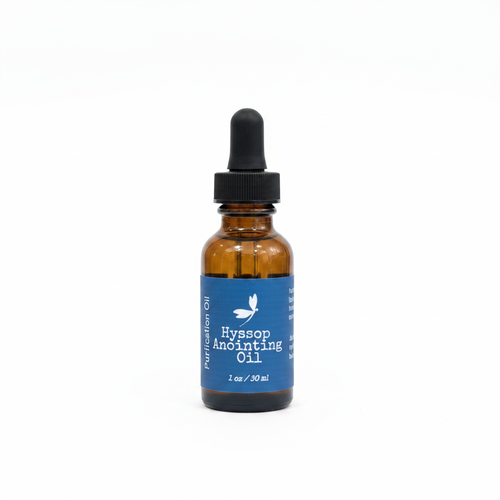 Hyssop Anointing Oil product packaging on a clean white background