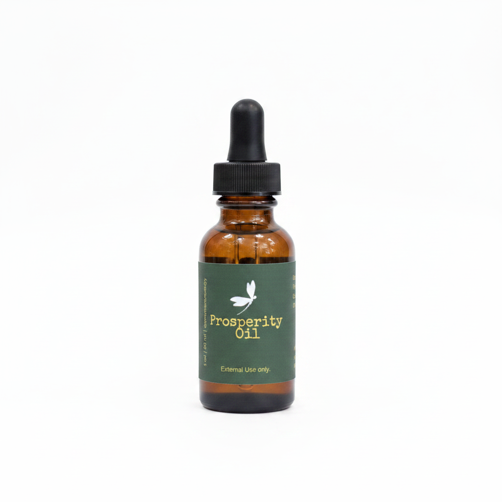 Prosperity Oil Blend product packaging on a clean white background