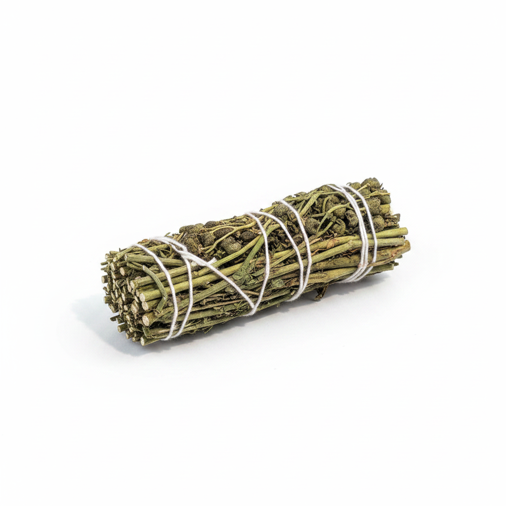 Ruda Rue botanical bundle approximately 4 inches long on a white background